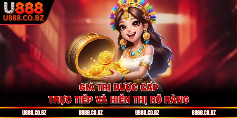 Tặng 88K Cược Nổ Hũ Tại U888 Và Cách Dùng Hiệu Quả 1 Giá trị được cấp trực tiếp và hiển thị rõ ràng
