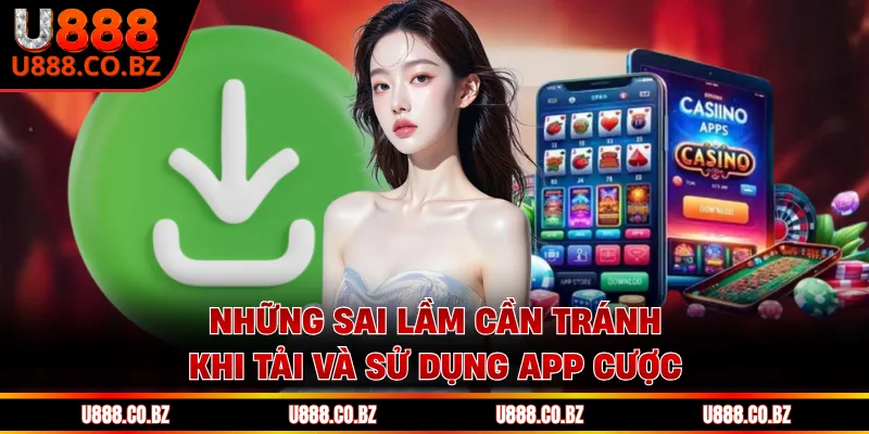 Tải App U888 Về Điện Thoại - Giải Pháp Cá Cược Đỉnh Cao 3 Những sai lầm cần tránh khi tải và sử dụng app cược